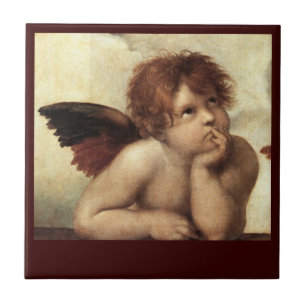 ANGEL / Winged Cherub Tile