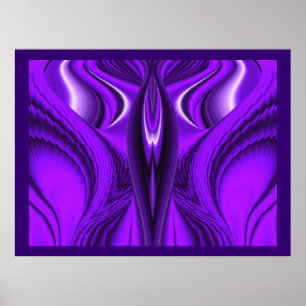 Angel Wings , Abstract Fantasy Rainbow Art Poster