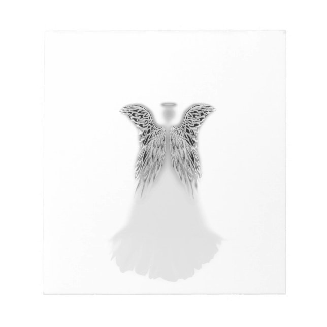 Angel Wings and Light Notepad (Front)
