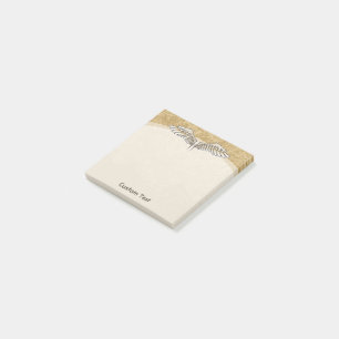 Angel Wings Beige Post-it Notes