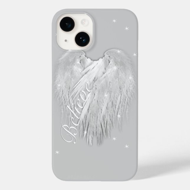 ANGEL WINGS 'Believe' Magic Heart Case-Mate iPhone Case (Back)