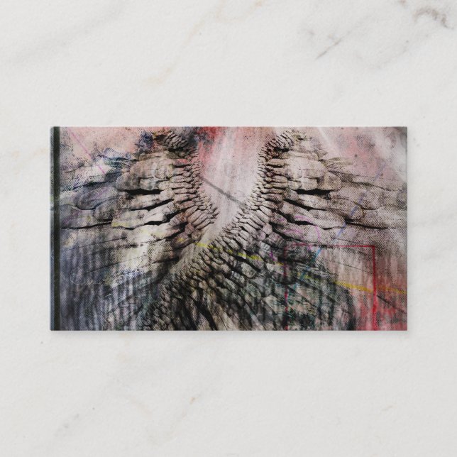 Angel Wings Business Card (Front)