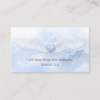Angel Wings Christian Business Card