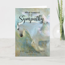 Angel Wings Deepest Sympathy Personalized