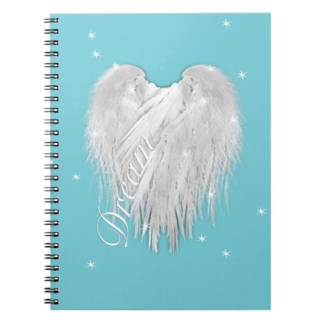 ANGEL WINGS 'Dream' Magic Heart Notebook (Front)