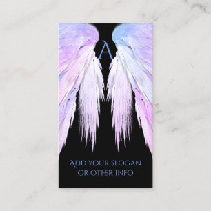 ANGEL WINGS Dreamy Beauty Black Business Card