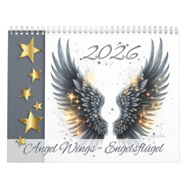 Angel Wings – Engelsflügel 2026  Calendar (Cover)