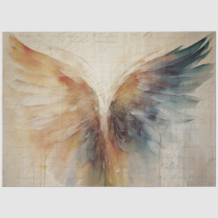 Angel Wings Ethereal Abstract Impressionism Tissue Paper