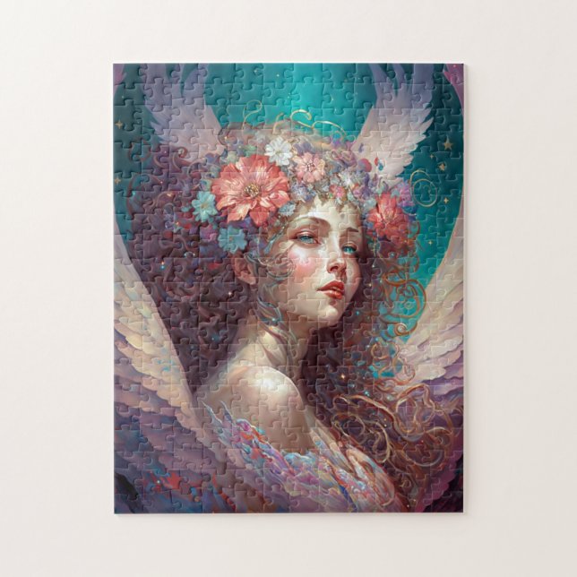Angel Wings Fantasy Art Jigsaw Puzzle (Vertical)