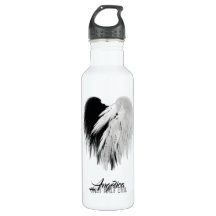 ANGEL WINGS HEART Black+White Only Half Evil Funny
