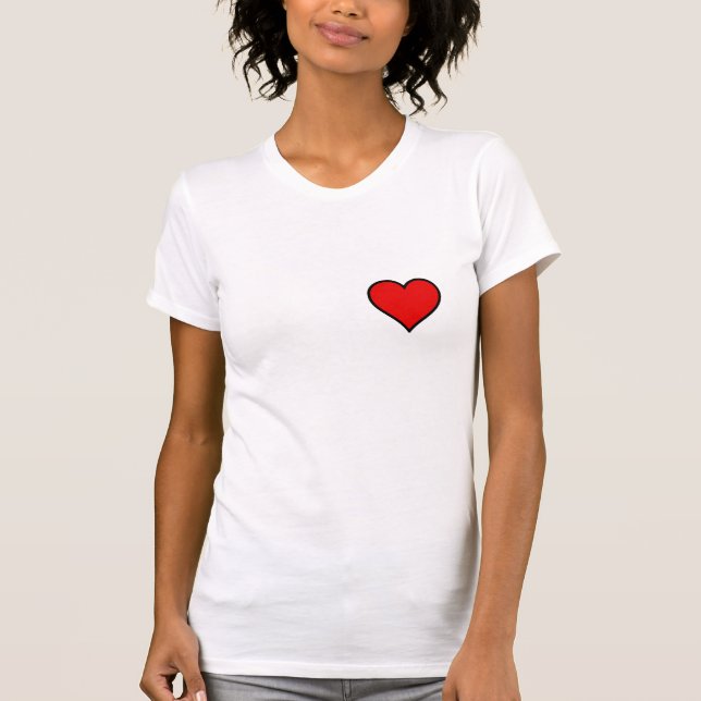 Angel wings heart T-Shirt (Front)