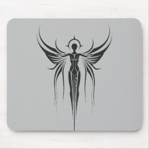 Angel Wings Hopeful Inspiration Magical Wonder Art Mouse Pad