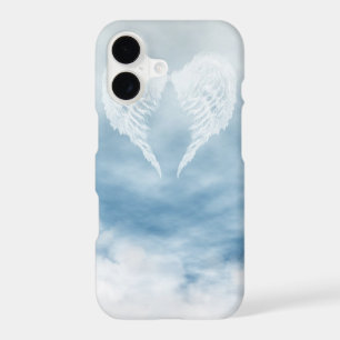 Angel Wings in Cloudy Blue Sky