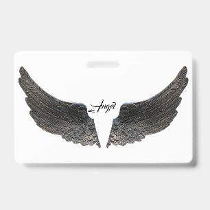 Angel Wings Keepsake Memory Love Destiny Destiny's ID Badge