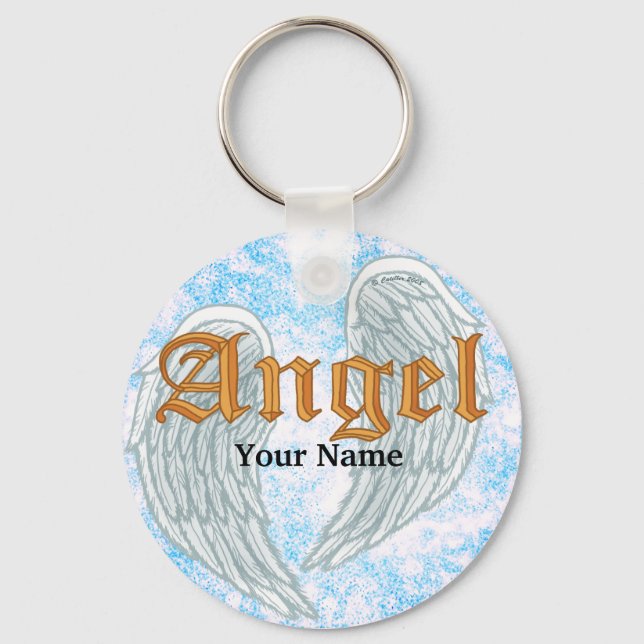  Angel Wings  keychain (Front)