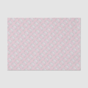 ANGEL WINGS Light Pink Customisable Pattern Tissue Paper