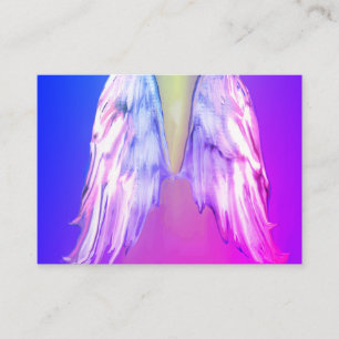 Angel Wings Light, Spiritual, Reiki, business card