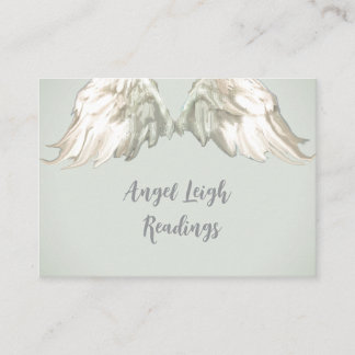 Angel Wings Light, Spiritual, Reiki, business card