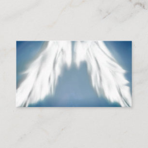 Angel Wings Light, Spiritual, Reiki, business card