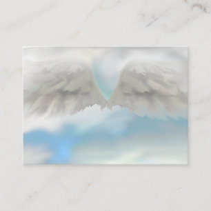 Angel Wings Light, Spiritual, Reiki, business card