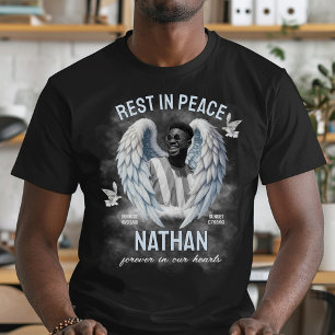 Angel Wings Memorial Photo T-Shirt