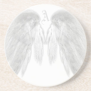 ANGEL WINGS Monogram Customisable Colours Coaster