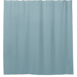 Angel Wings Pastel Blue Solid Colour Shower Curtain