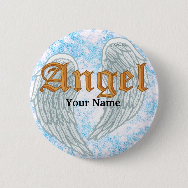  Angel Wings  Pin  (Front)