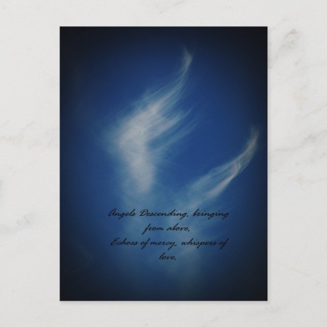 Angel Wings Postcard (Front)