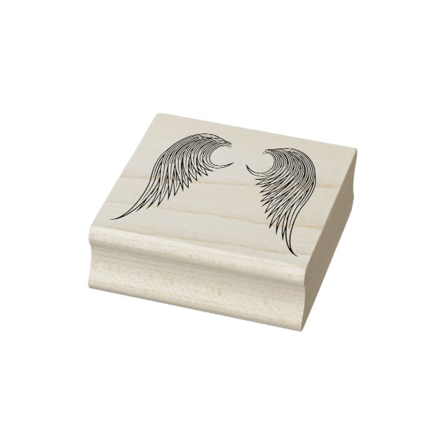 Angel Wings Rubber Stamp (Stamp)