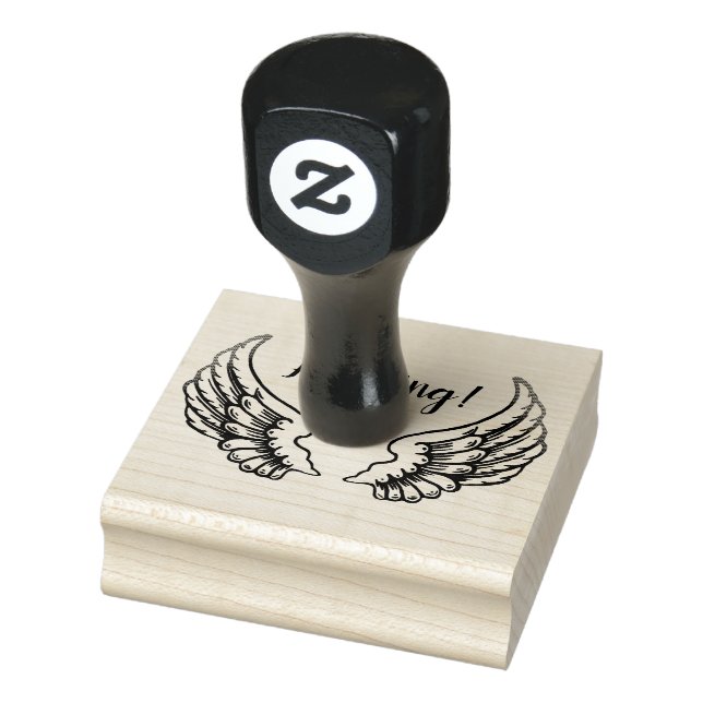 ANGEL WINGS RUBBER STAMP (Stamp)