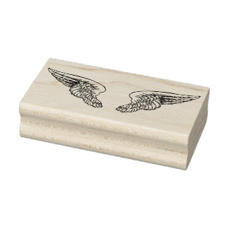 Angel wings Rubber Stamp