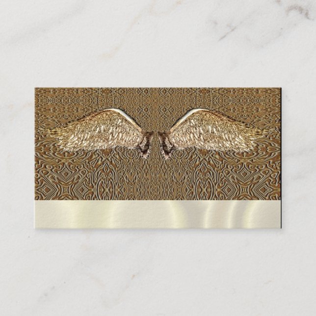 Angel Wings Rustic Angels Wing Art Business Cards (Front)