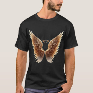 Angel Wings with Halo  T-Shirt