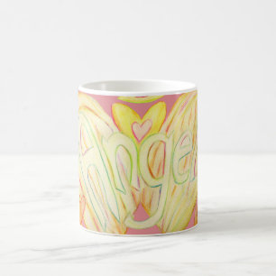 Angel Wings Word Art Custom Coffee Cups