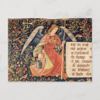 Angel with a sponge attached to a rod