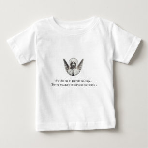 Angel with Biblical verse - "Strengthen yourself a Baby T-Shirt