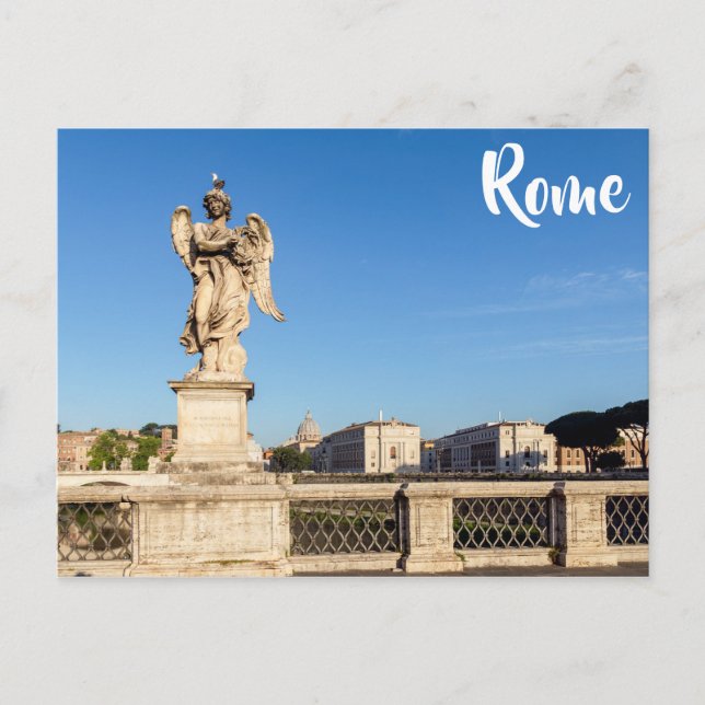 Angel with Crown of Thorns - Sant'Angelo, Rome Postcard (Front)