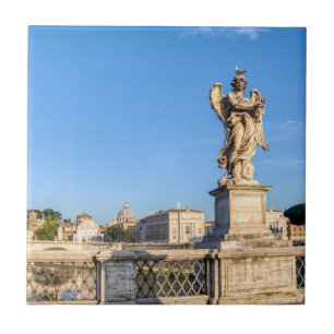 Angel with Crown of Thorns - Sant'Angelo, Rome Tile