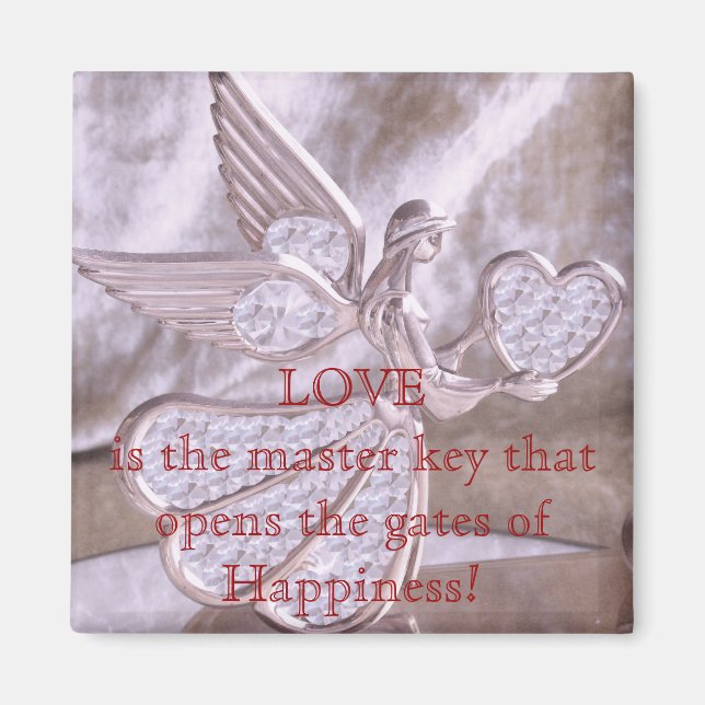 Angel with Heart Magnet (Front)