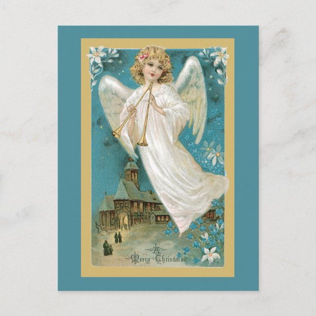 Angel With Horns Postcard (Front)