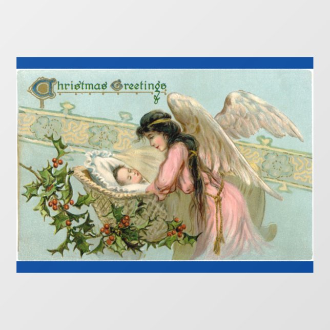 Angel With Jesus Window Cling (Sheet)