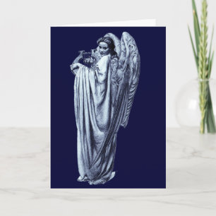 Angel With Lyre Card
