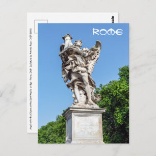 Angel with the Column - Sant'Angelo bridge, Rome Postcard