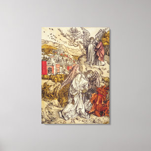 Angel with the Key of the Abyss, 1498 Canvas Print