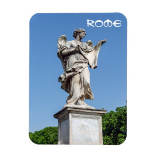 Angel with the Sudarium - Sant'Angelo bridge, Rome Magnet