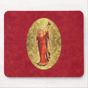 Angel with Trumpet Mouse Pad