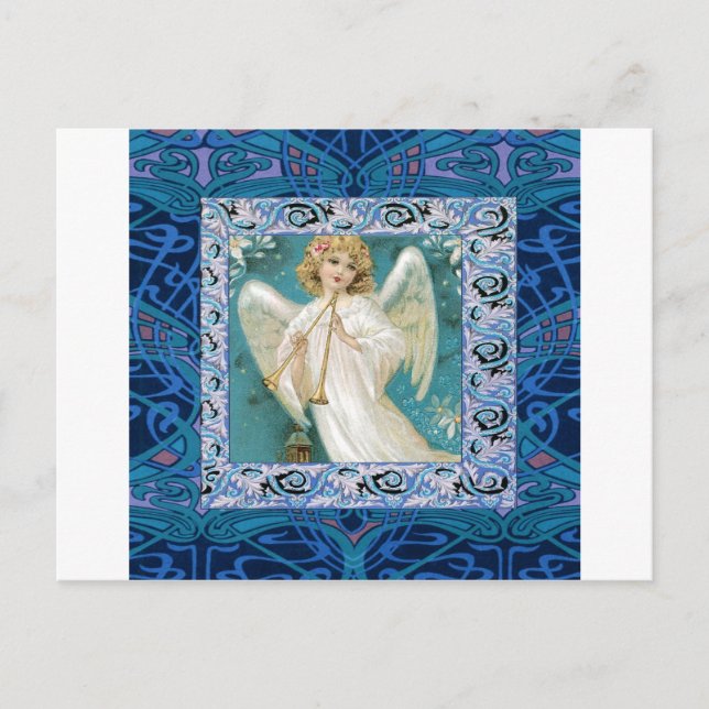 Angel with Trumpet Postcard (Front)