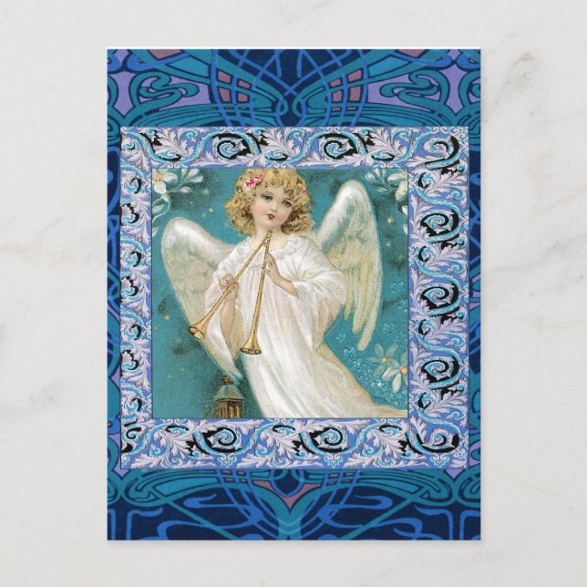 Angel with Trumpet Postcard (Front)