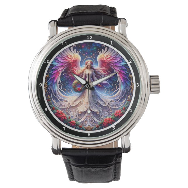 Angel with Wings on a Decorative Dial Watch (Front)